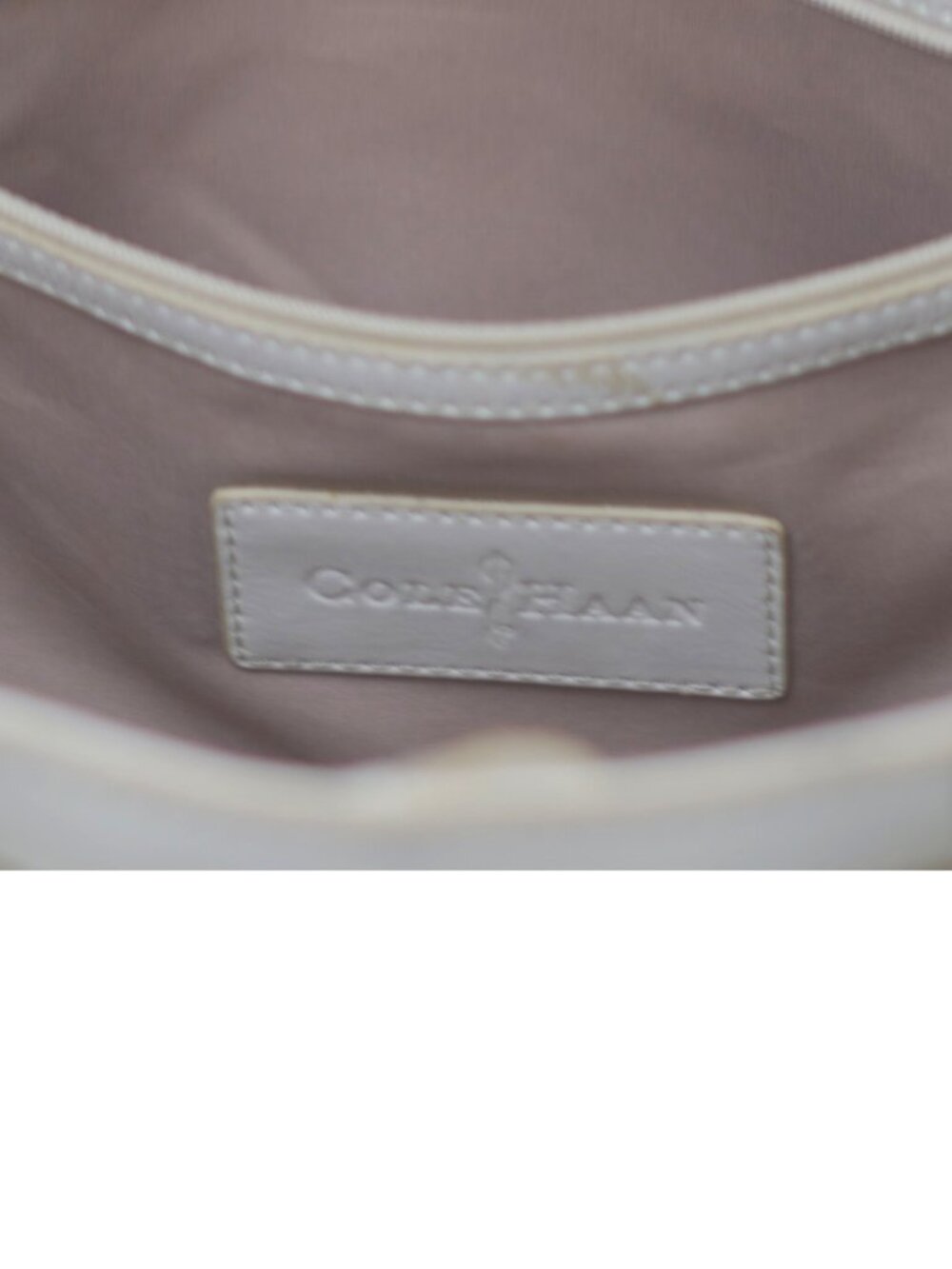 Cole Haan Raffia White Patent Leather Tote Floral Charm Summer Bag Beach GUC - Picture 11 of 15